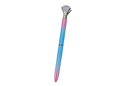 Caneta diamante colorida tinta azul 0,7mm mix (1 unidade, sortido)