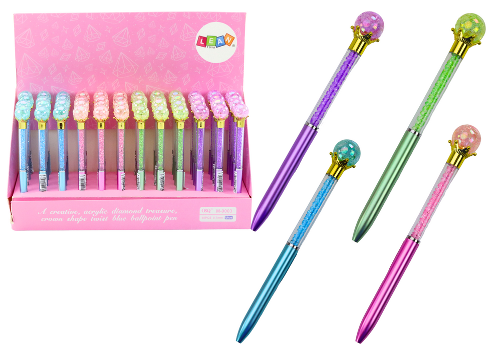 Caneta diamantes tinta azul 0,7mm mix (1 unidade, sortido)