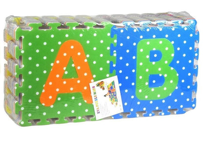 Tapete puzzle espuma alfabeto e números