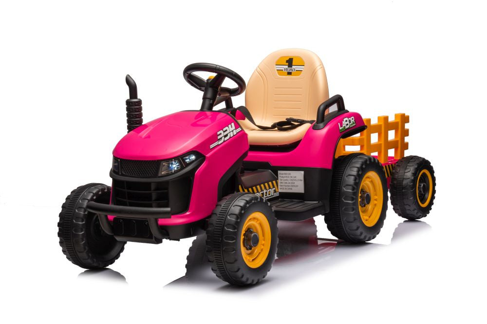 Trator elétrico BBH-030 rosa