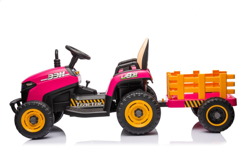 Trator elétrico BBH-030 rosa