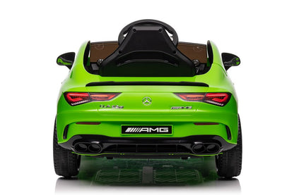 Carro elétrico Mercedes CLA 45S AMG 4x4 verde