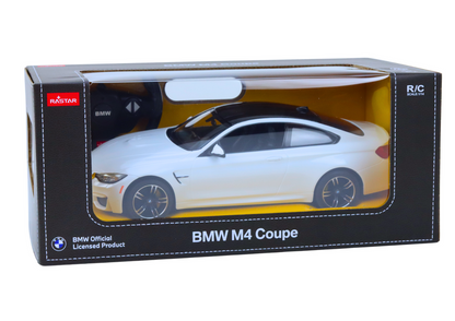 Carro RC BMW M4 Coupé 1:14 branco