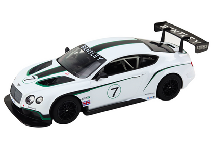 Carro desportivo RC Bentley Continental GT3 1:14 branco