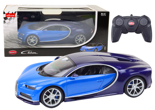 Carro RC Bugatti Veyron Chiron 1:14 azul
