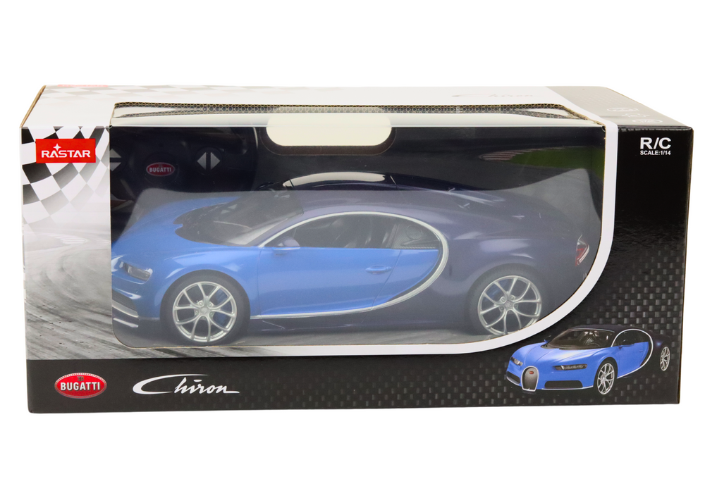 Carro RC Bugatti Veyron Chiron 1:14 azul