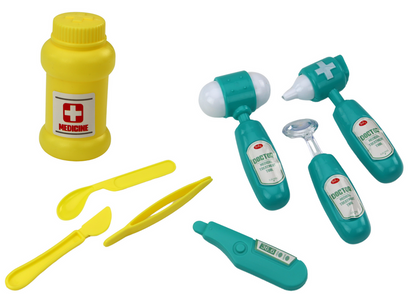 Conjunto médico infantil bolsa turquesa