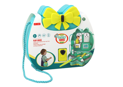 Conjunto médico infantil bolsa turquesa