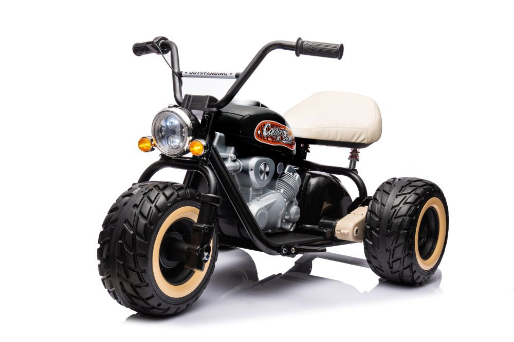 Triciclo elétrico LL6688 preto 24V