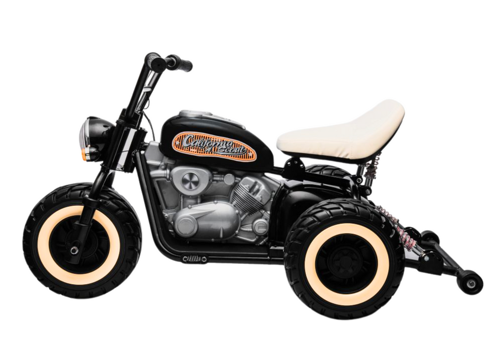 Triciclo elétrico LL6688 preto 24V