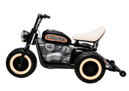 Triciclo elétrico LL6688 preto 24V