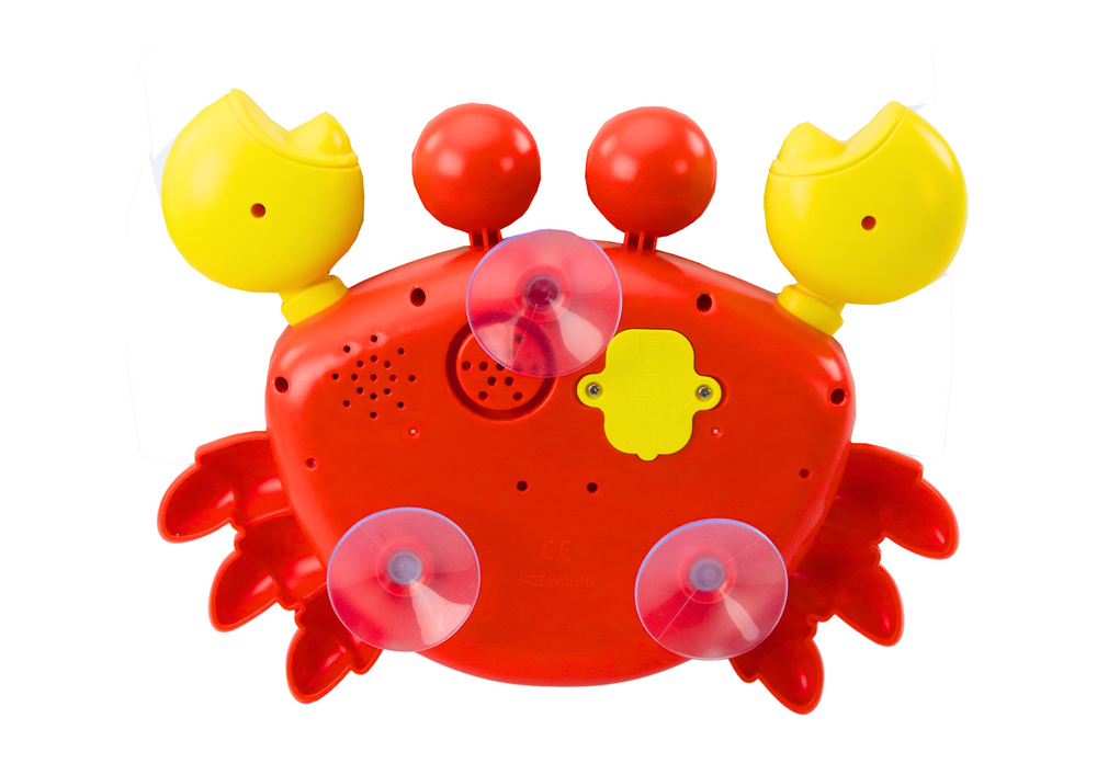 Máquina bolhas caranguejo vermelho