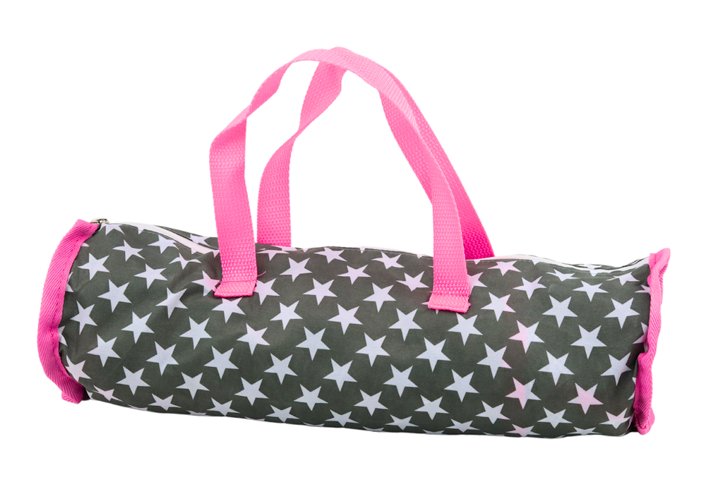 Cama boneca Alice cinza rosa