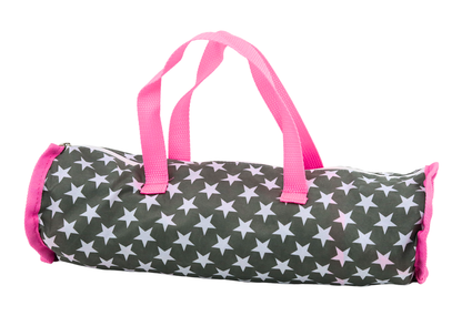 Cama boneca Alice cinza rosa