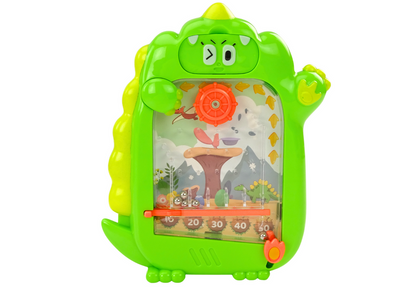 Jogo portátil desenho 2 em 1 dinossauro verde (1 unidade)