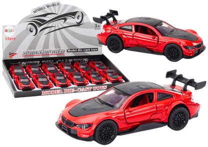 Carro desportivo 1:32 fricção metal vermelho (1 unidade, sortido)