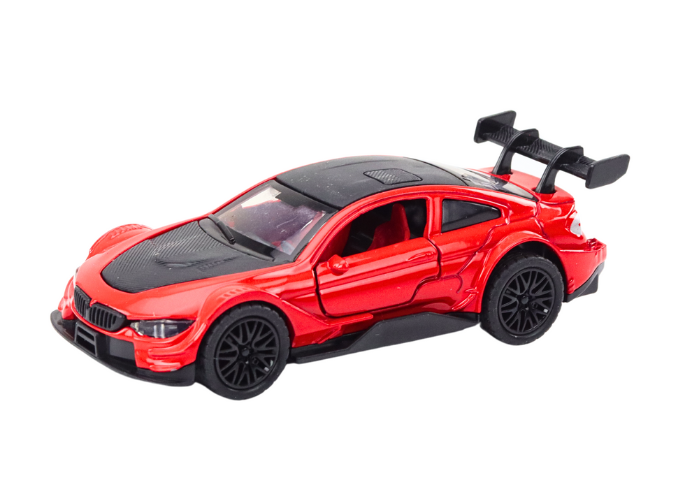 Carro desportivo 1:32 fricção metal vermelho (1 unidade, sortido)