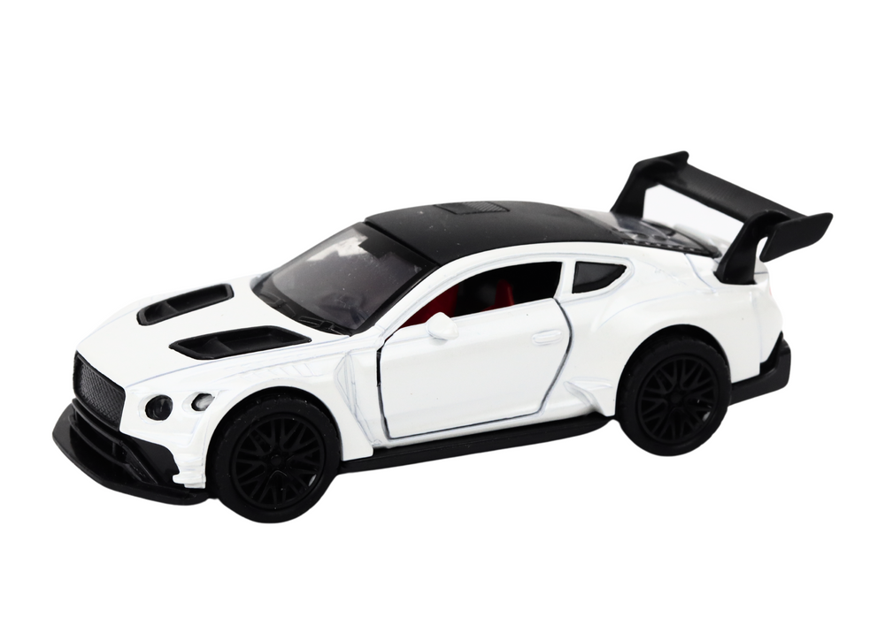 Carro desportivo 1:32 fricção metal branco pérola (1 unidade, sortido)