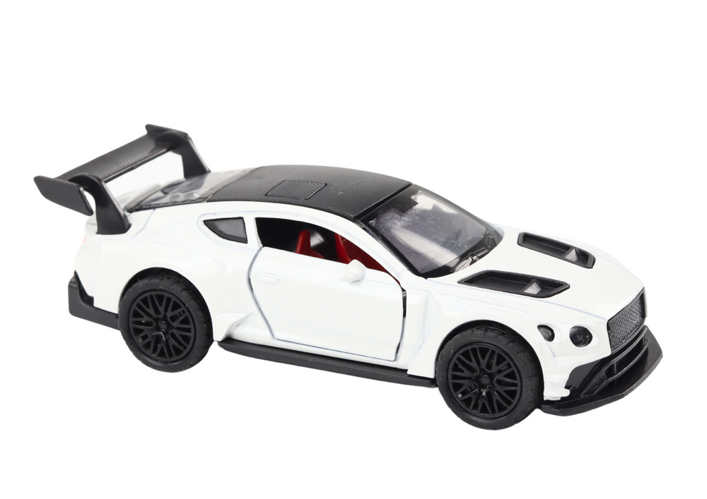 Carro desportivo 1:32 fricção metal branco pérola (1 unidade, sortido)