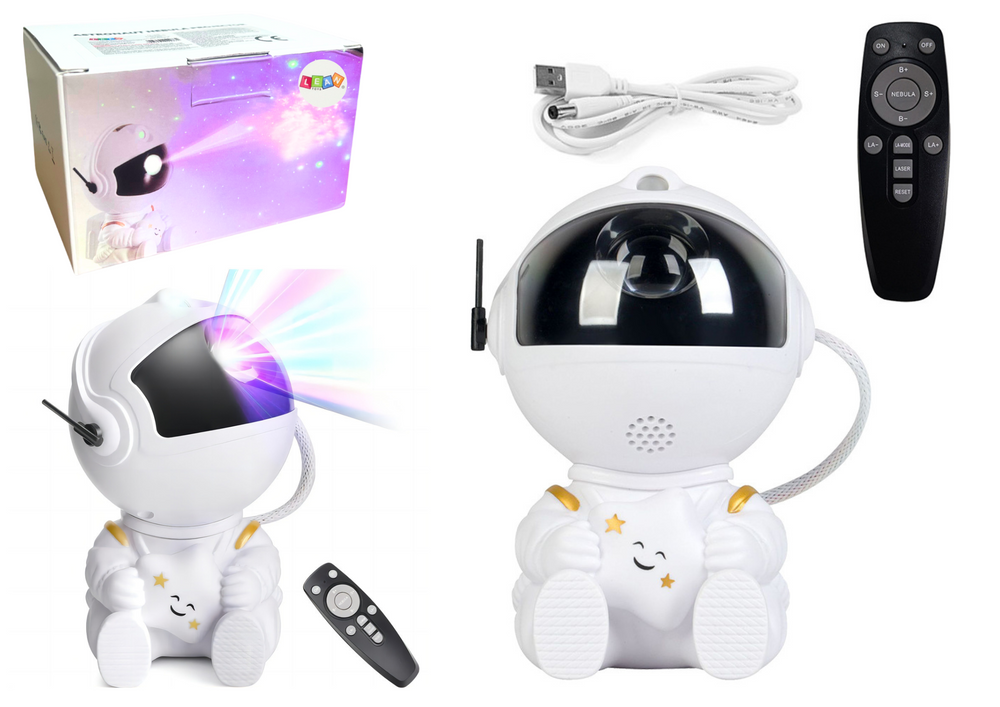 Projetor astronauta LED com comando