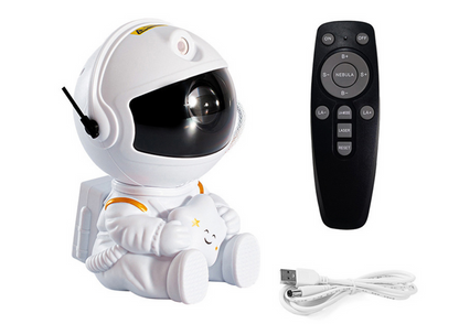 Projetor astronauta LED com comando