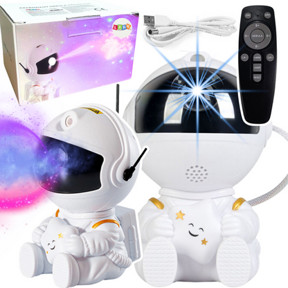 Projetor astronauta LED com comando