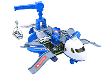 Avião desmontável estação polícia 2 em 1 DIY