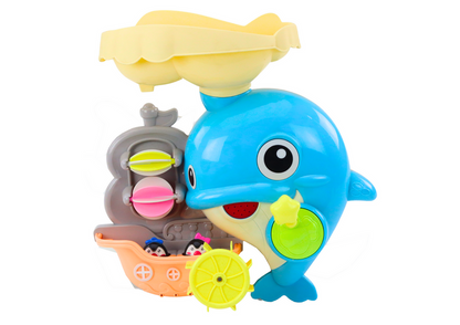Conjunto banho golfinho azul