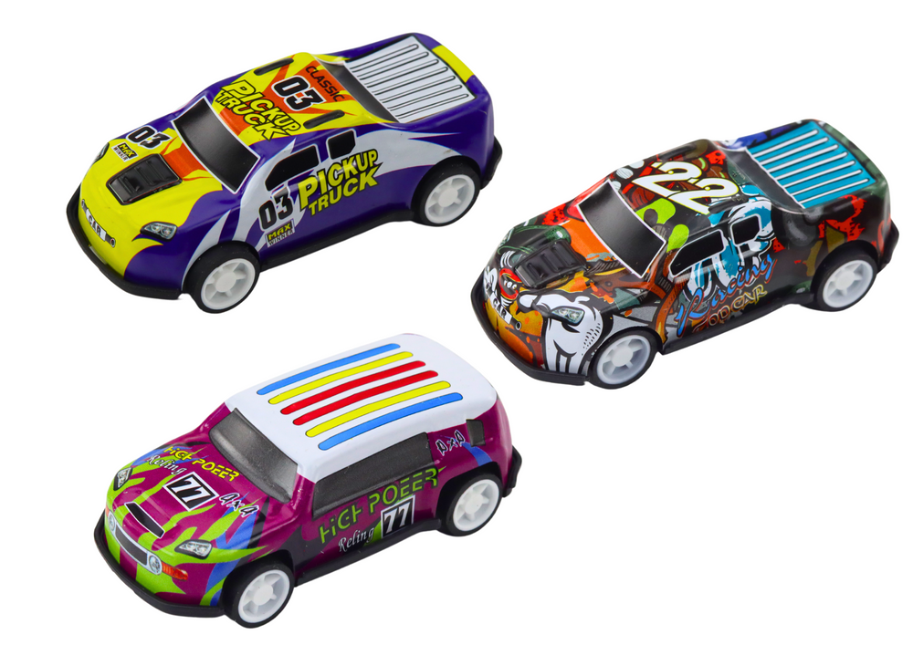 Conjunto carros mola mala com sinais 25 peças