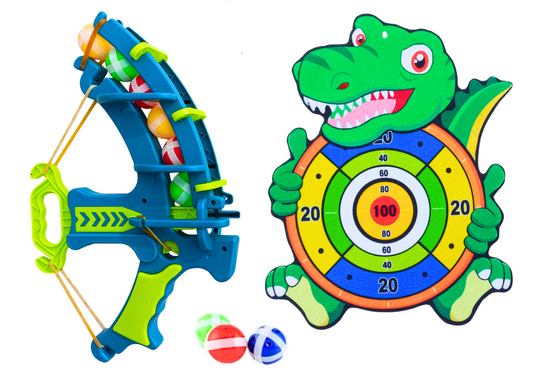 Alvo velcro dragão com bolas