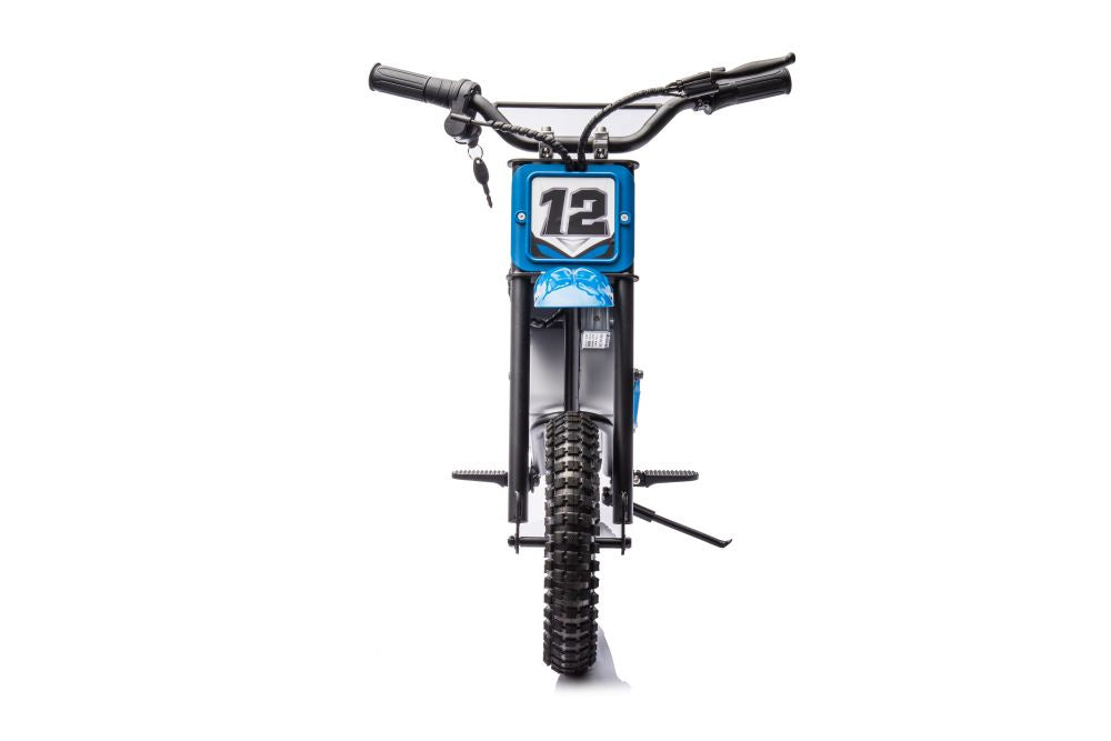 Moto cross elétrica A9901 azul