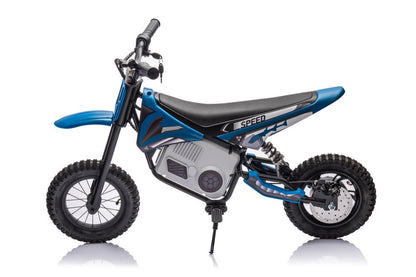 Moto cross elétrica A9901 azul