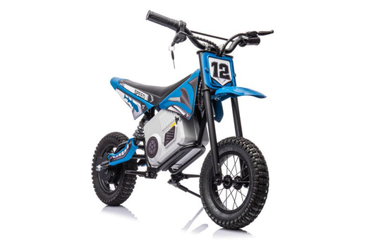 Moto cross elétrica A9901 azul