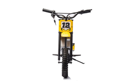 Moto cross elétrica A9901 amarelo