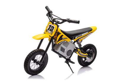 Moto cross elétrica A9901 amarelo