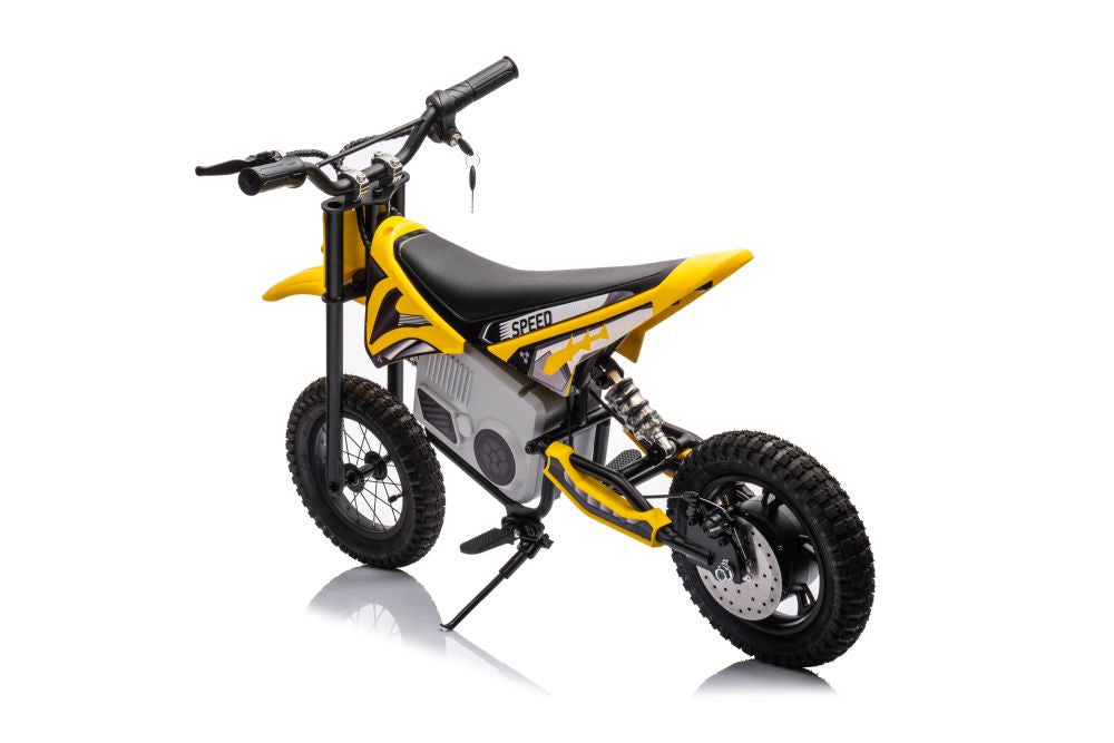 Moto cross elétrica A9901 amarelo
