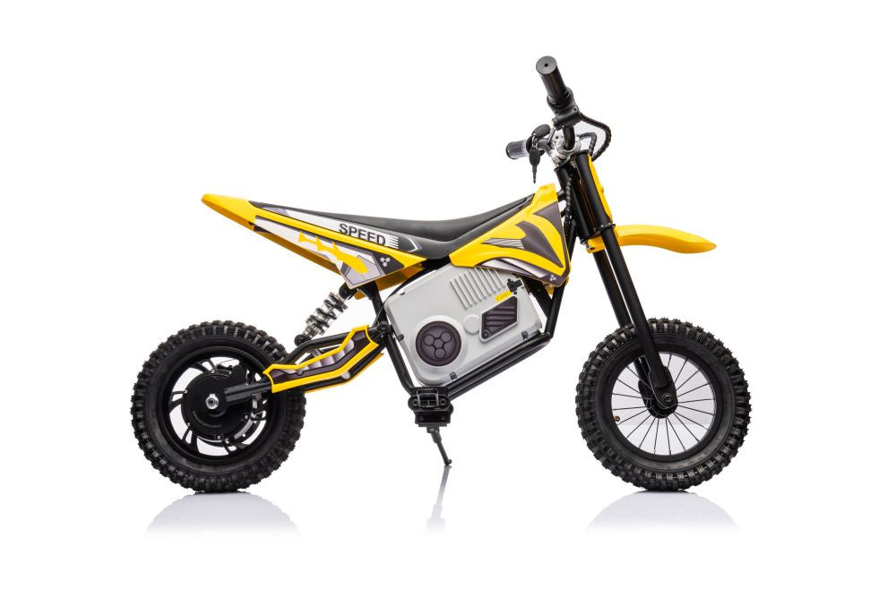 Moto cross elétrica A9901 amarelo
