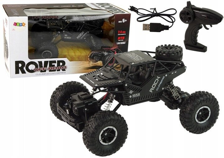 Carro RC todo-o-terreno grande 4x4