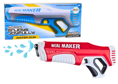 Pistola água automática vermelha 350ml