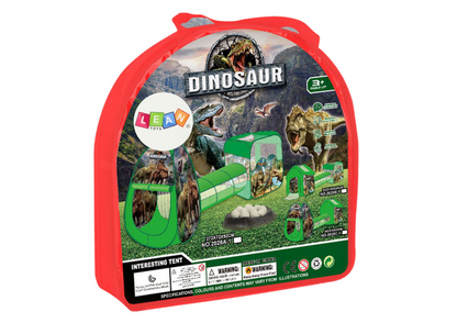 Parque infantil 3 em 1 tenda casa piscina dinossauros