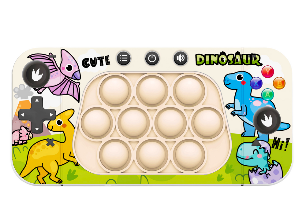 Consola arcade Pop-It dinossauros 4 modos