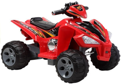 Quadriciclo elétrico infantil médio vermelho