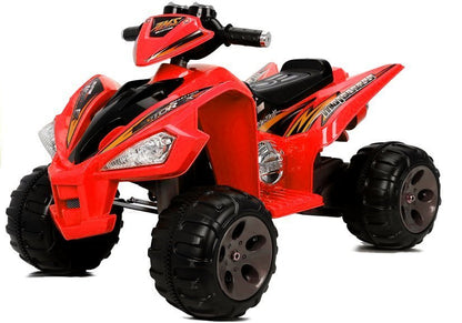 Quadriciclo elétrico infantil médio vermelho