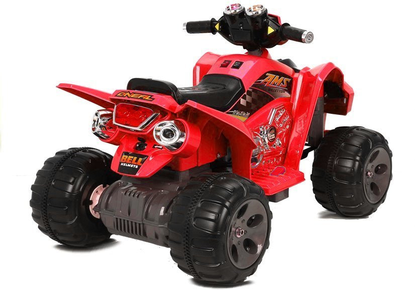 Quadriciclo elétrico infantil médio vermelho