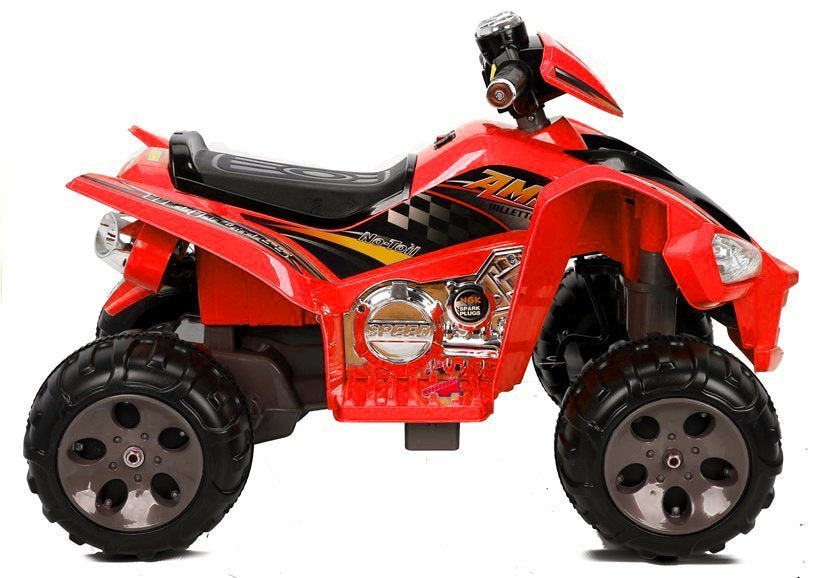 Quadriciclo elétrico infantil médio vermelho