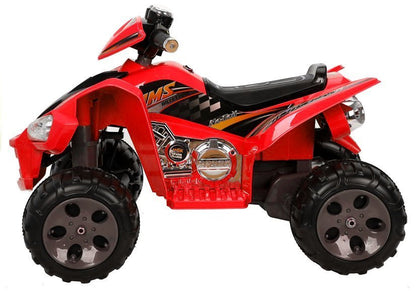 Quadriciclo elétrico infantil médio vermelho
