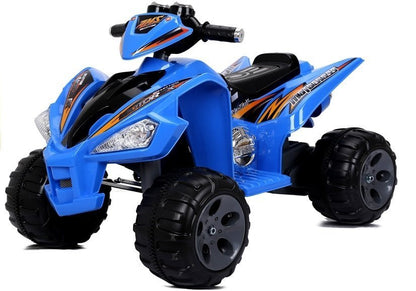 Quadriciclo elétrico infantil médio azul