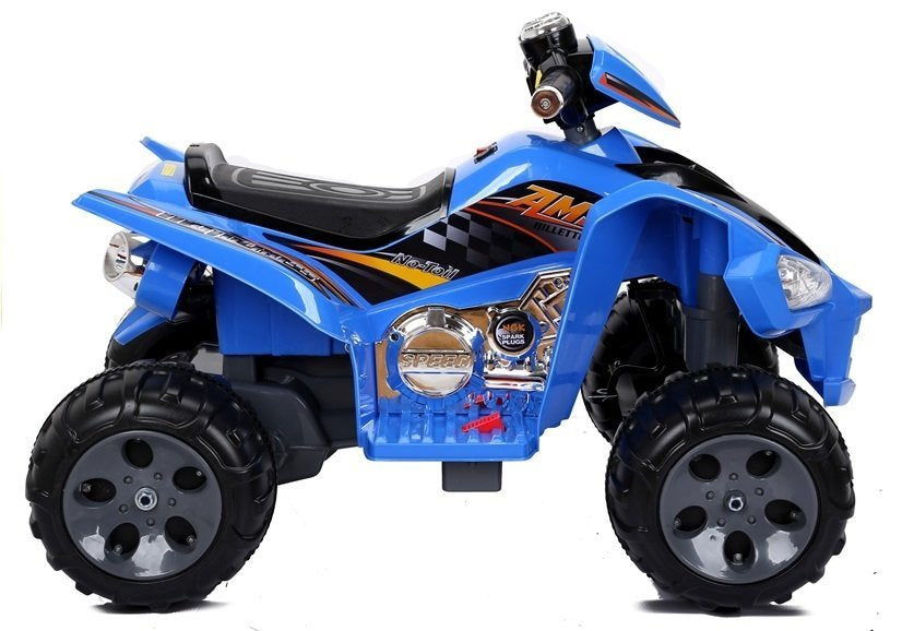 Quadriciclo elétrico infantil médio azul