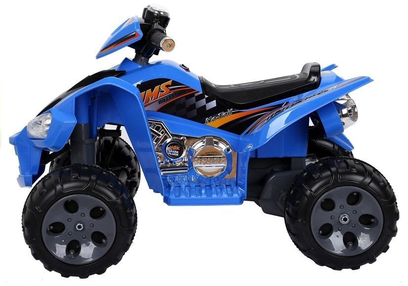 Quadriciclo elétrico infantil médio azul
