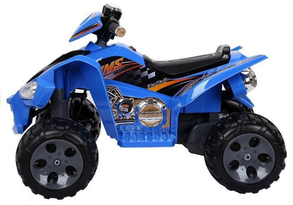 Quadriciclo elétrico infantil médio azul